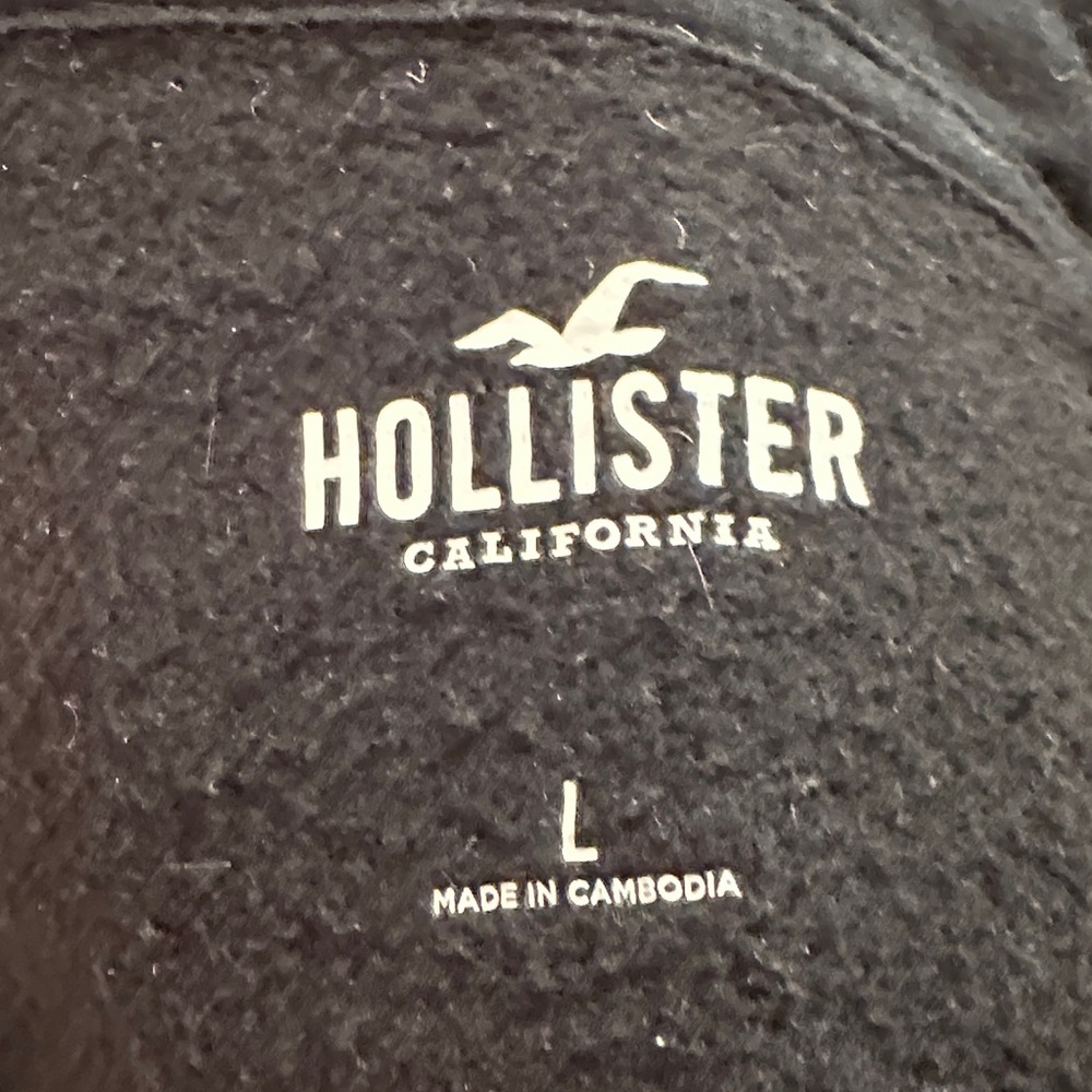 Hollister Black Zip-Up Hoodie - Picture 6 of 6